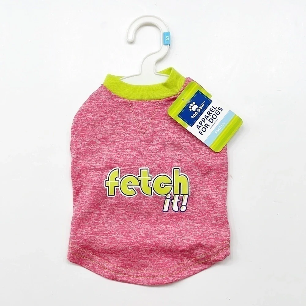 NEW Top Paw Fetch It Dog Tee